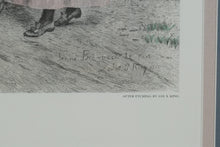 Load image into Gallery viewer, Sunday Morning in Sleepy Hollow by Jennie Brownscombe (After Etching by James S. King) – 43&quot; x 33.5&quot;
