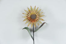 Load image into Gallery viewer, Large Metal Sunflower Garden Stake Rustic Yard Art 44 Inch Flower Decor
