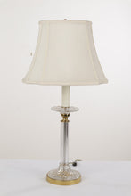 Load image into Gallery viewer, Sunrise Glass Lamp with Brass Base
