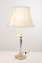 Load image into Gallery viewer, Sunrise Glass Lamp with Brass Base
