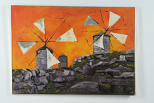 Load image into Gallery viewer, Sunset Windmills - 28&quot; x 20&quot;
