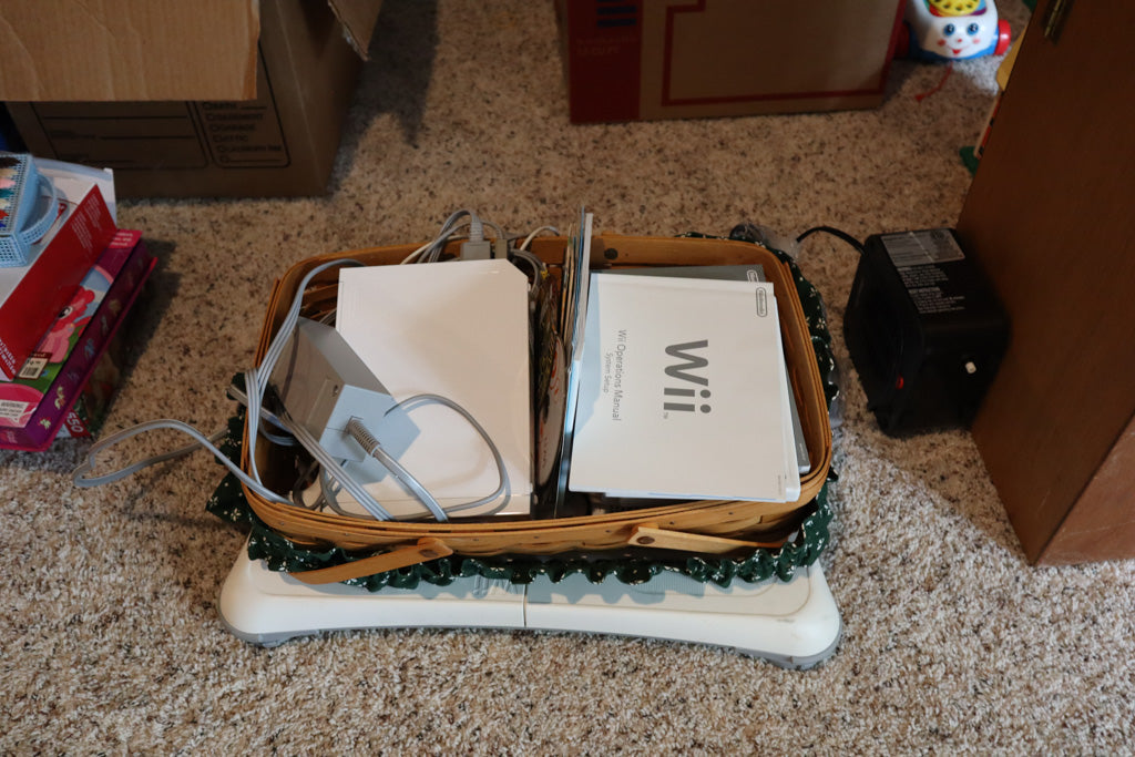 Nintendo Wii Console Bundle with Balance Board, Power Supply & Manual – Complete Set