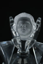 Load image into Gallery viewer, Swarovski Crystal Angel Figurine – Article #194761, Faceted Clear Crystal with Frosted Face (3.5")
