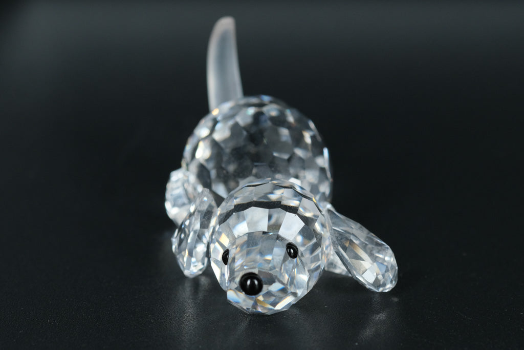Authentic Swarovski Crystal Beagle Dog Figurine