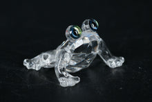 Load image into Gallery viewer, Swarovski Crystal Frog Figurine with Box &amp; Certificate – Retired Miniature Wildlife Series
