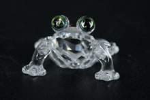 Load image into Gallery viewer, Swarovski Crystal Frog Figurine with Box &amp; Certificate – Retired Miniature Wildlife Series
