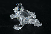 Load image into Gallery viewer, Swarovski Crystal Frog Figurine with Box &amp; Certificate – Retired Miniature Wildlife Series
