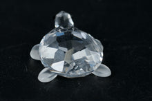 Load image into Gallery viewer, Swarovski Crystal Turtle Figurine – Authentic Miniature with Swan Logo
