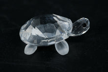 Load image into Gallery viewer, Swarovski Crystal Turtle Figurine – Authentic Miniature with Swan Logo
