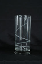 Load image into Gallery viewer, Mikasa “Cheers” Spiral Etched Highball Tumblers, Set of Six
