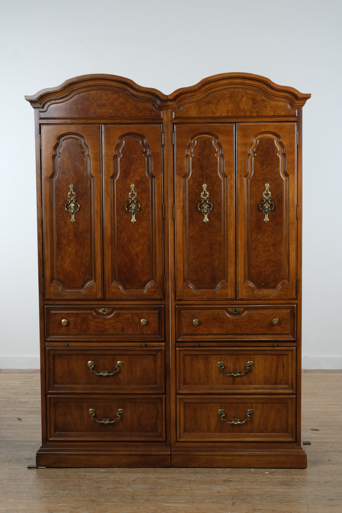 Thomasville Furniture Caprice Collection Italian Provincial Pier Cabinets – Pair