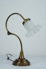 Load image into Gallery viewer, Brass Adjustable Gooseneck Table Lamp
