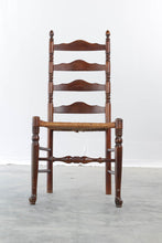 Load image into Gallery viewer, Tall 4 Rung Ladder Back Chair with Rush Seat
