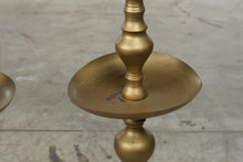 Load image into Gallery viewer, Pair Tall Brass Floor Candlesticks 40 Inch Church Altar Candle Holders
