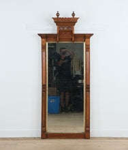 Load image into Gallery viewer, Victorian Eastlake Carved Wall Mirror – 30” x 67”
