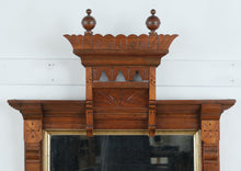 Load image into Gallery viewer, Victorian Eastlake Carved Wall Mirror – 30” x 67”
