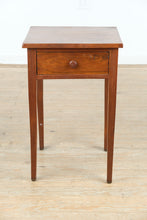 Load image into Gallery viewer, Tall Farmhouse Side Table with Drawer

