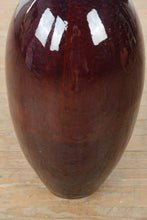 Load image into Gallery viewer, Studio Pottery Floor Vase Double Handle Brown Drip Glaze 41 Inch Signed
