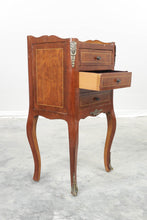 Load image into Gallery viewer, Tall French Style  3-Drawer Nightstand
