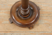 Load image into Gallery viewer, Vintage Mahogany Pedestal Plant Stand Side Table
