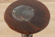 Load image into Gallery viewer, Vintage Mahogany Pedestal Plant Stand Side Table
