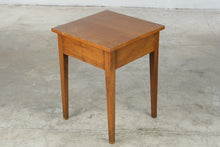 Load image into Gallery viewer, Vintage Solid Wood End Table Square Side Table Primitive Farmhouse Accent Table
