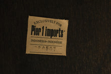 Load image into Gallery viewer, Pair of Pier 1 Imports Dark Wood End Tables with Drawer and Lower Shelf
