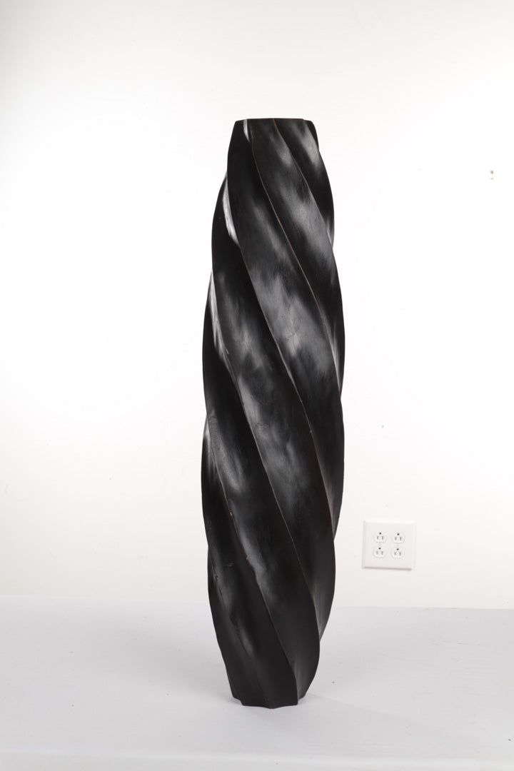 Tall Spiraled Vase