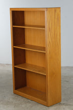 Load image into Gallery viewer, Oak Bookcase with Adjustable Shelves
