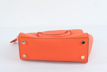 Load image into Gallery viewer, Michael Kors Selma Orange Saffiano Leather Satchel Shoulder Bag
