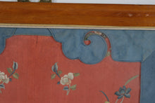 Load image into Gallery viewer, Antique Chinese Embroidered Silk Butterfly Floral Textile Framed 28 x 22
