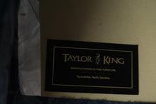 Load image into Gallery viewer, Taylor King Custom Upholstered Sofa – Blue Floral Pattern
