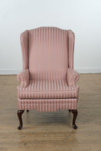 Load image into Gallery viewer, Blush Rose Wingback Chair &amp; Ottoman by Taylorsville Furniture
