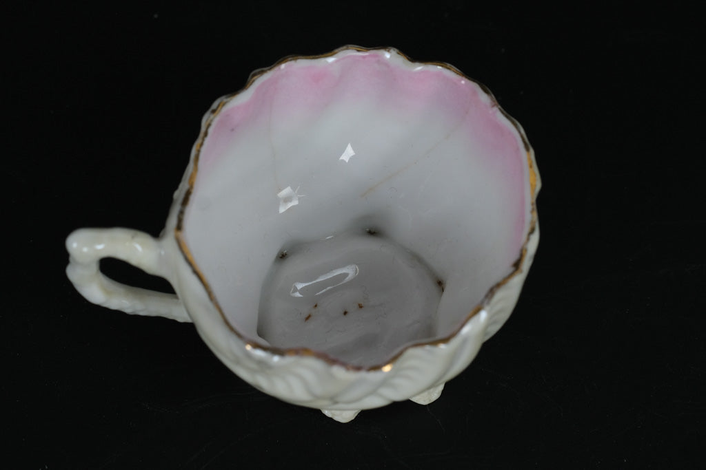 Antique German Shell-Shaped Porcelain Tea Cup – Pink Luster Interior –  Craze Furniture and Antiques