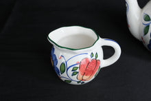 Load image into Gallery viewer, Royal Norfolk Hand Painted Fruit Tea Set Teapot Creamer Covered Sugar Bowl
