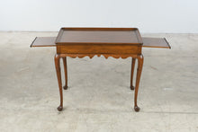 Load image into Gallery viewer, Kittinger Solid Cherry Tea Table with Dual Pull-Out Shelves
