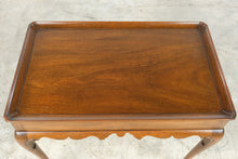 Load image into Gallery viewer, Kittinger Solid Cherry Tea Table with Dual Pull-Out Shelves
