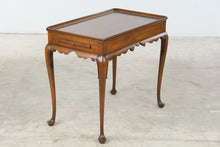 Load image into Gallery viewer, Kittinger Solid Cherry Tea Table with Dual Pull-Out Shelves
