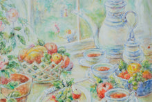 Load image into Gallery viewer, Tea Time Watercolor By W.M Chase - 27&quot; x 31&quot;
