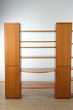 Load image into Gallery viewer, Danish Modern Teak Wall Unit Bookcase Cabinet System
