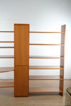 Load image into Gallery viewer, Danish Modern Teak Wall Unit Bookcase Cabinet System
