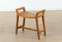 Load image into Gallery viewer, AquaTeak Solid Teak Shower Bench with Handles

