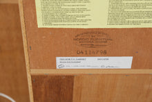 Load image into Gallery viewer, Teak Wall Unit Display Cabinet with Glass Doors and Media Bay

