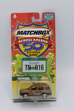 Load image into Gallery viewer, Matchbox Across America 50th Birthday Series – Tennessee Nissan Xterra “Music City Adventure” (TN 016)
