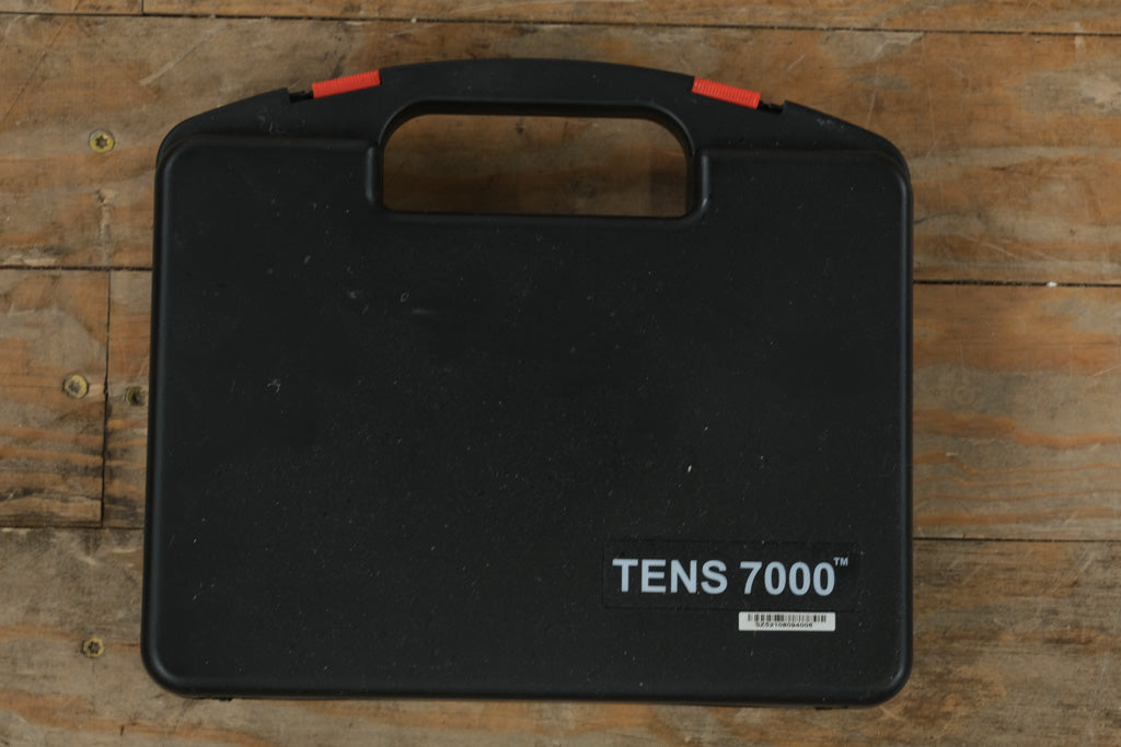 TENS 7000™ Digital TENS Unit – Complete Kit with Electrodes, Leads, Manual & Hard Carrying Case