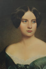 Load image into Gallery viewer, Windsor Art The Artist Sister Framed Portrait Print Victorian Style Woman 26x32
