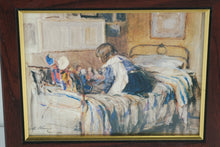 Load image into Gallery viewer, Framed Art Print The Dolls School by Walter Osborne Irish Interior Scene
