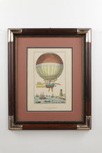 Load image into Gallery viewer, &quot;The First Channel Crossing by Air 1785&quot; Lithograph

