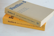 Load image into Gallery viewer, Vintage Foxfire Books 1 2 3 4 5 Eliot Wigginton Appalachian Living Set
