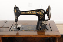 Load image into Gallery viewer, The Free No 5 Treadle Sewing Machine in Unique Cabinet
